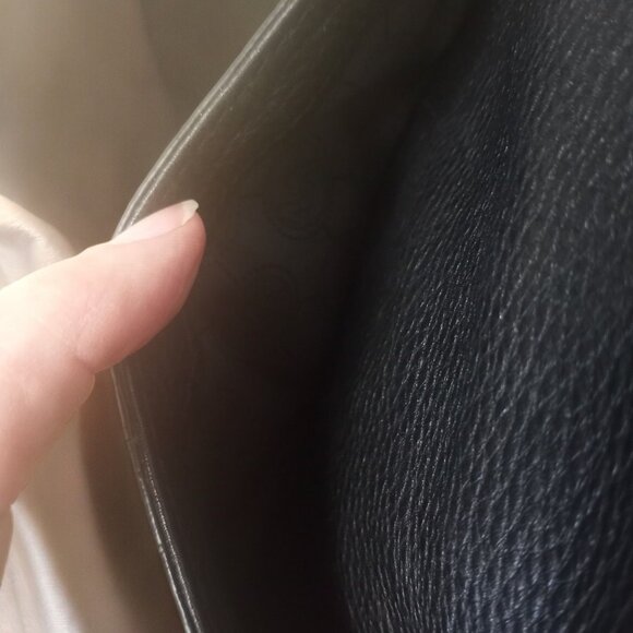 Michael Kors Black Soft Leather Fulton Chain Satchel - Picture 9 of 14